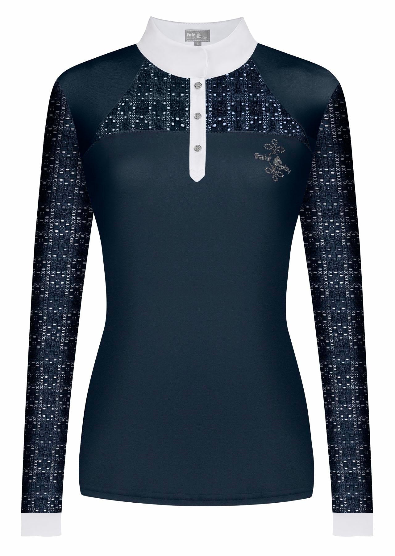 Fair Play "Aiko" Lace Long Sleeve Show Shirt - 6 Colors - Fair Play - Equiluxe Tack