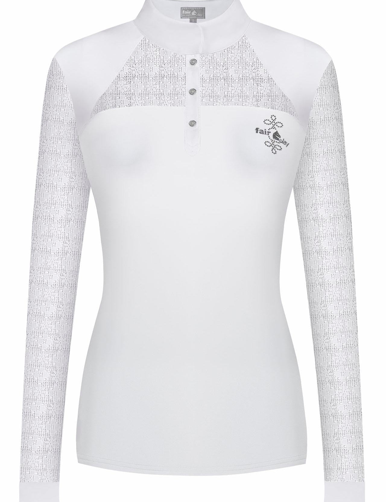 Fair Play "Aiko" Lace Long Sleeve Show Shirt - 6 Colors - Fair Play - Equiluxe Tack