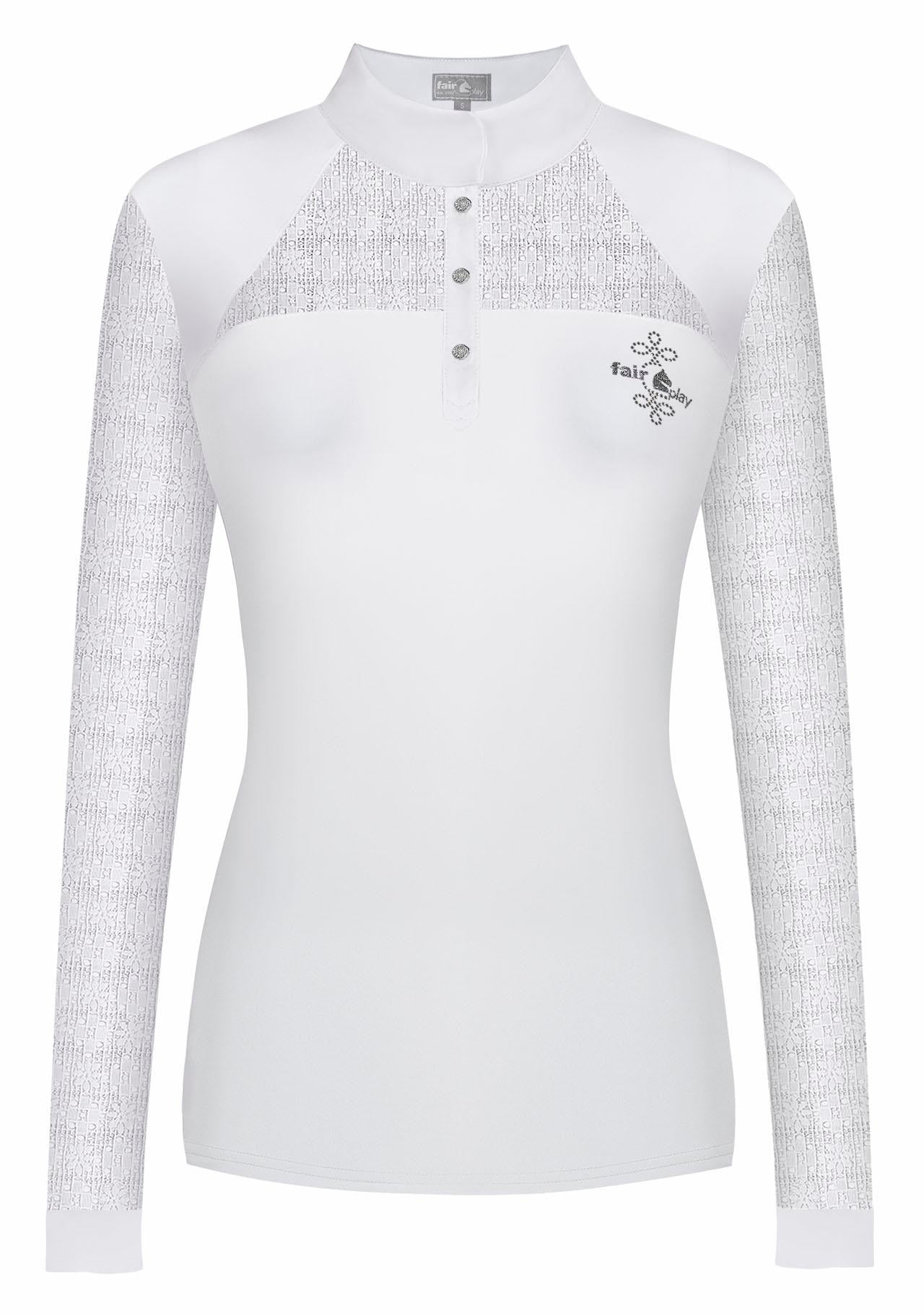 Fair Play "Aiko" Lace Long Sleeve Show Shirt - 6 Colors - Fair Play - Equiluxe Tack