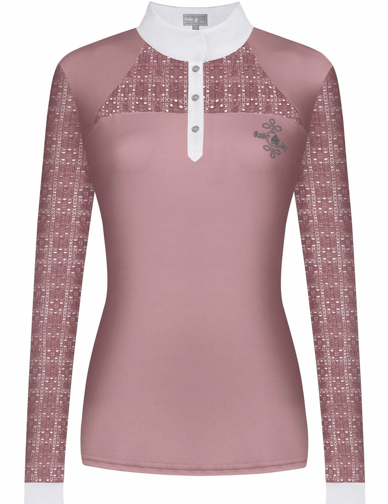 Fair Play "Aiko" Lace Long Sleeve Show Shirt - 6 Colors - Fair Play - Equiluxe Tack