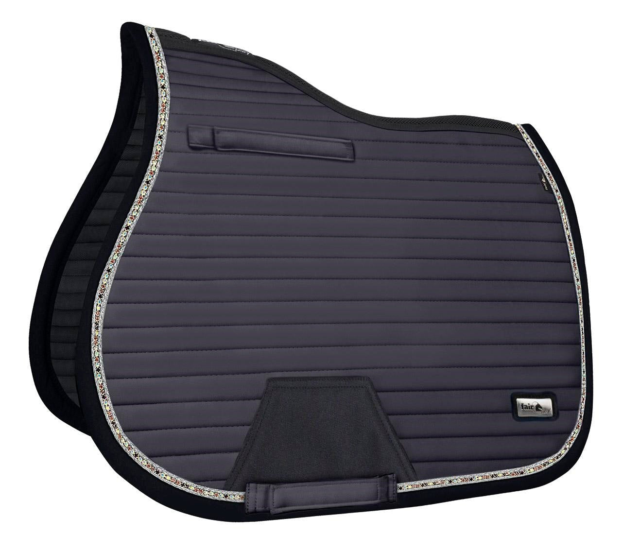 Fair Play "Aistan" Grey Jump & Dressage Saddle Pad - Fair Play - Equiluxe Tack