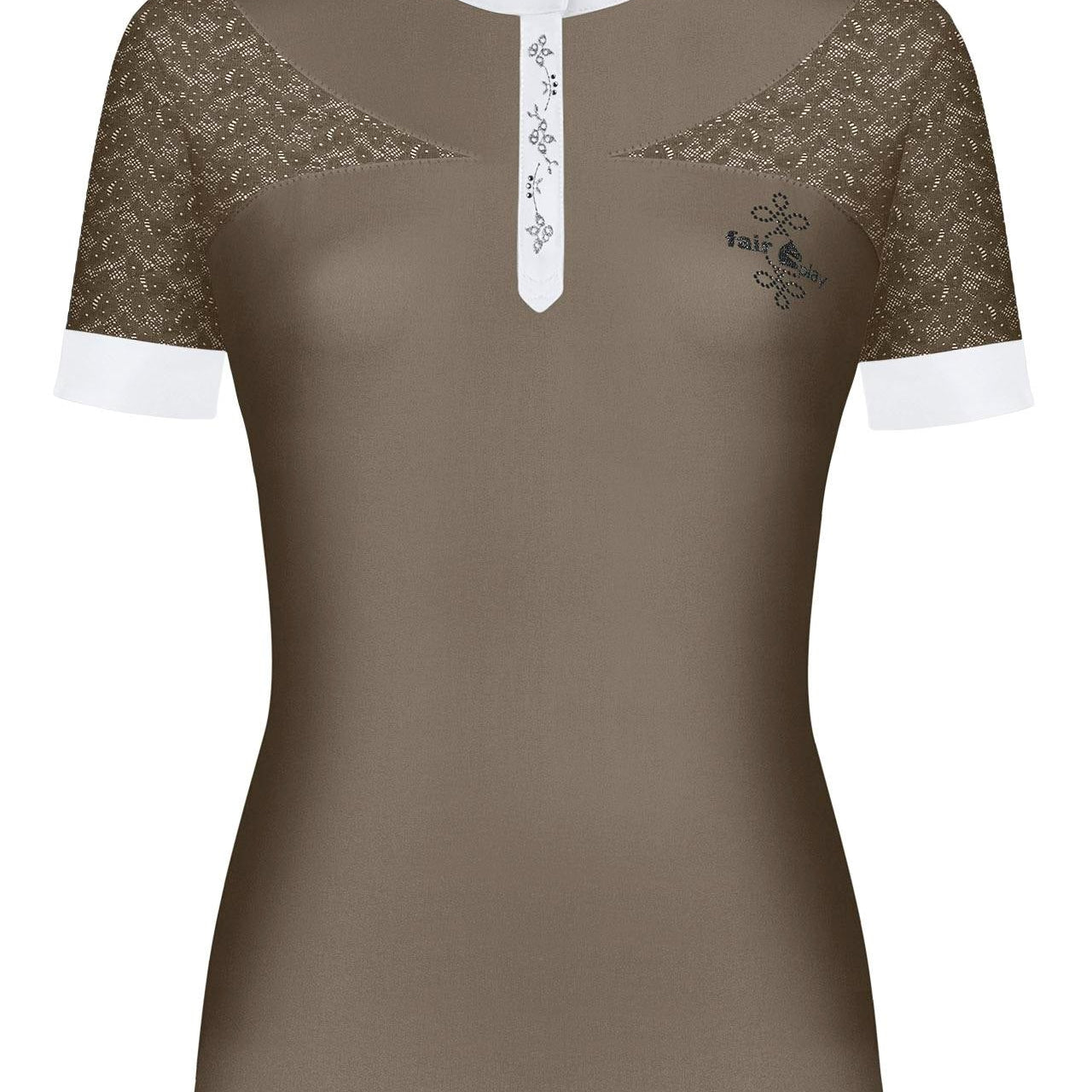 Fair Play "Alexis" Lace Short Sleeve Show Shirt - Fair Play - Equiluxe Tack