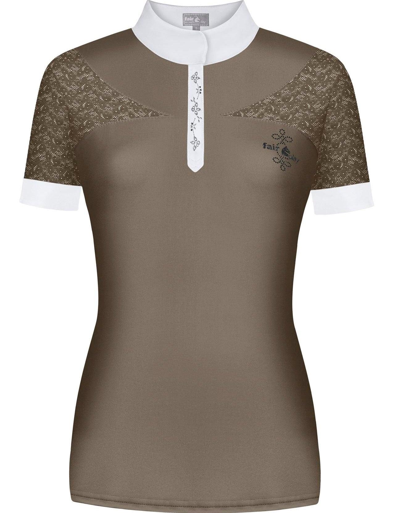 Fair Play "Alexis" Lace Short Sleeve Show Shirt - Fair Play - Equiluxe Tack