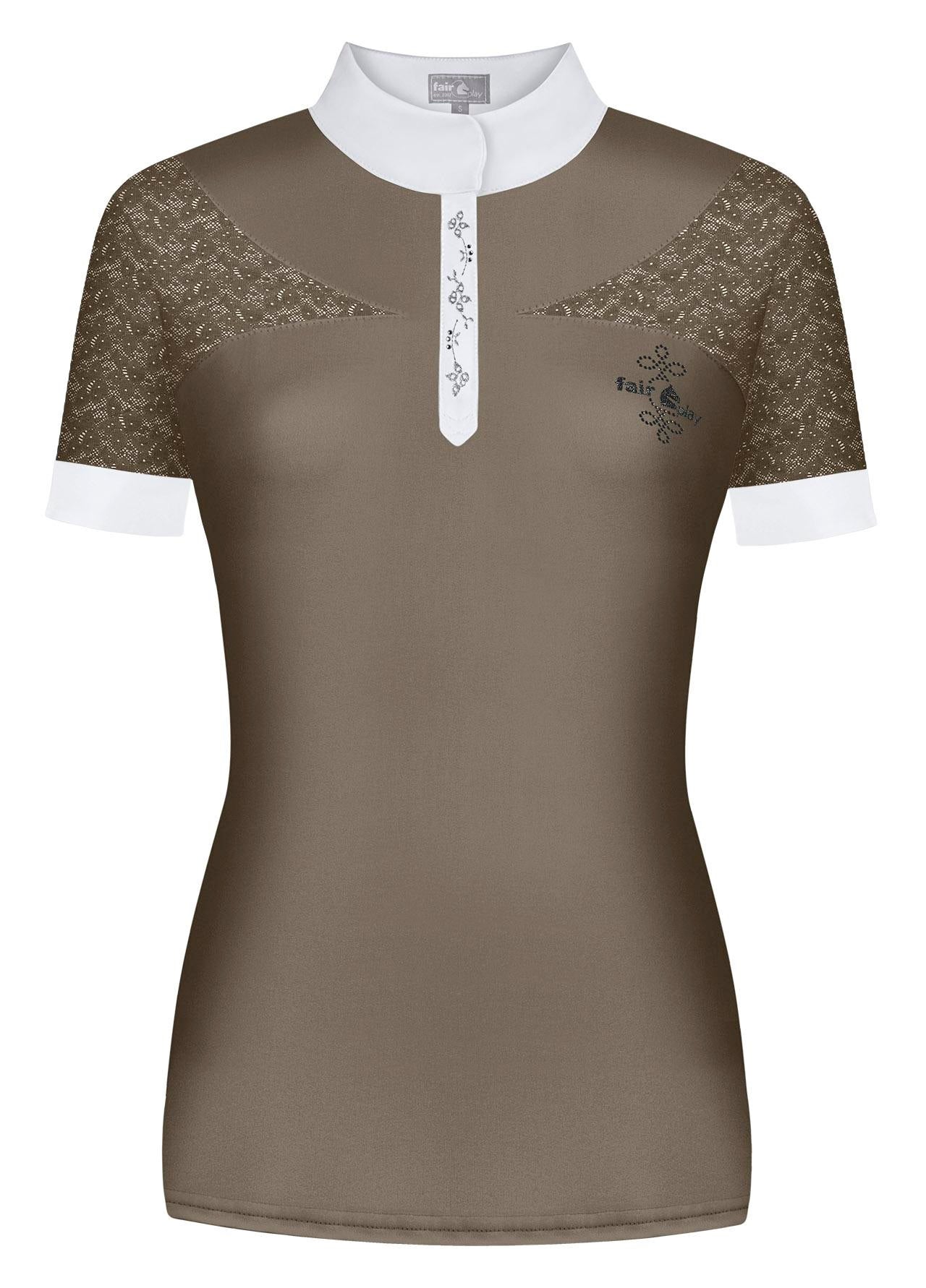 Fair Play "Alexis" Lace Short Sleeve Show Shirt - Fair Play - Equiluxe Tack