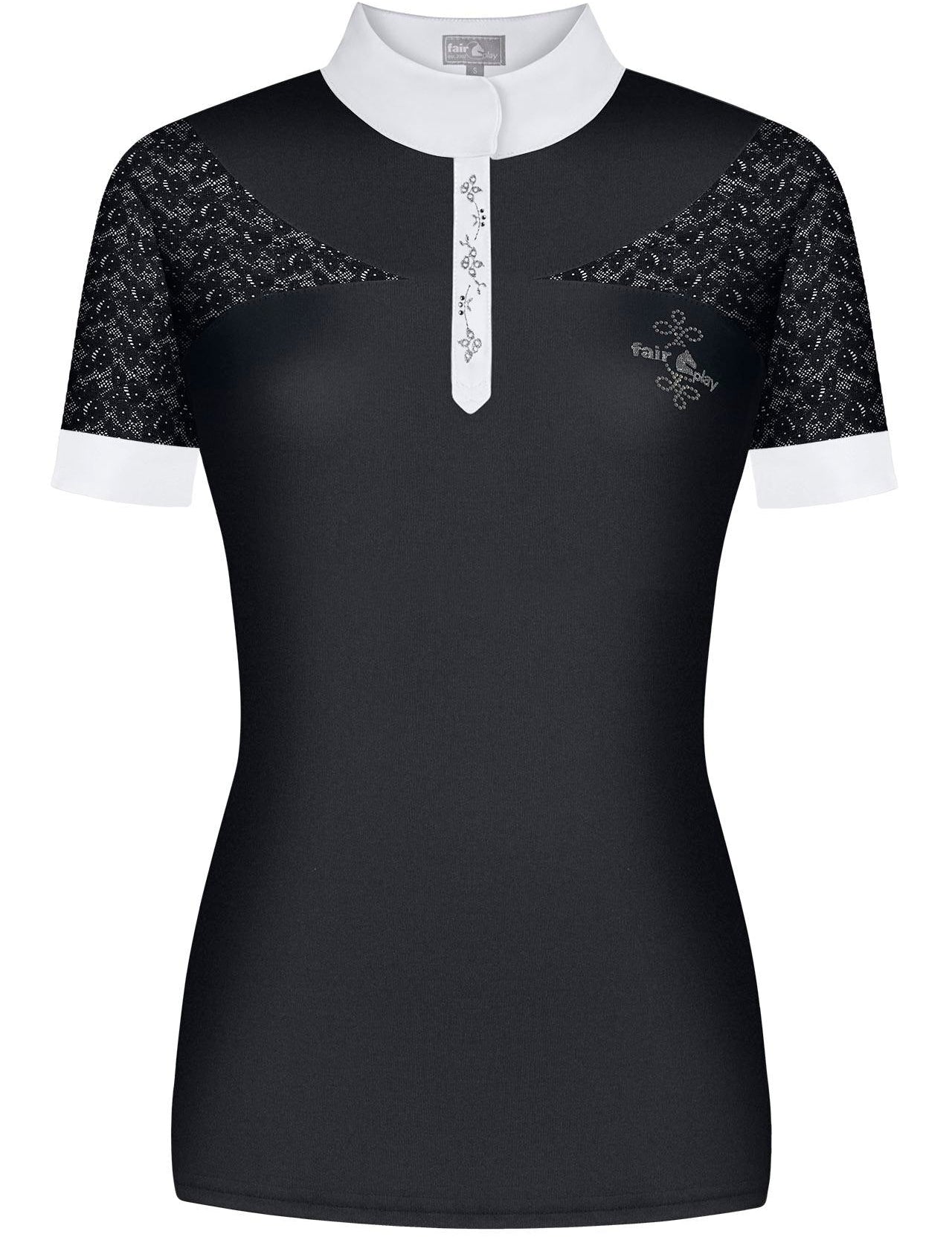 Fair Play "Alexis" Lace Short Sleeve Show Shirt - Fair Play - Equiluxe Tack