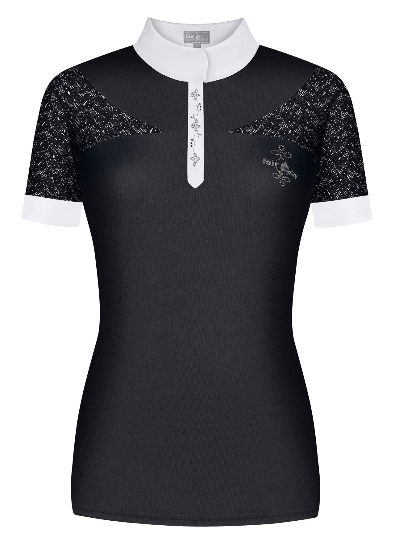 Fair Play "Alexis" Lace Short Sleeve Show Shirt - Fair Play - Equiluxe Tack