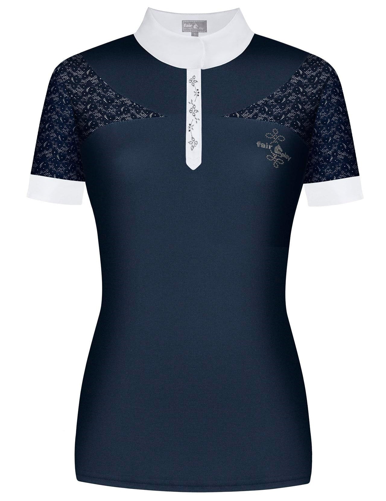 Fair Play "Alexis" Lace Short Sleeve Show Shirt - Fair Play - Equiluxe Tack
