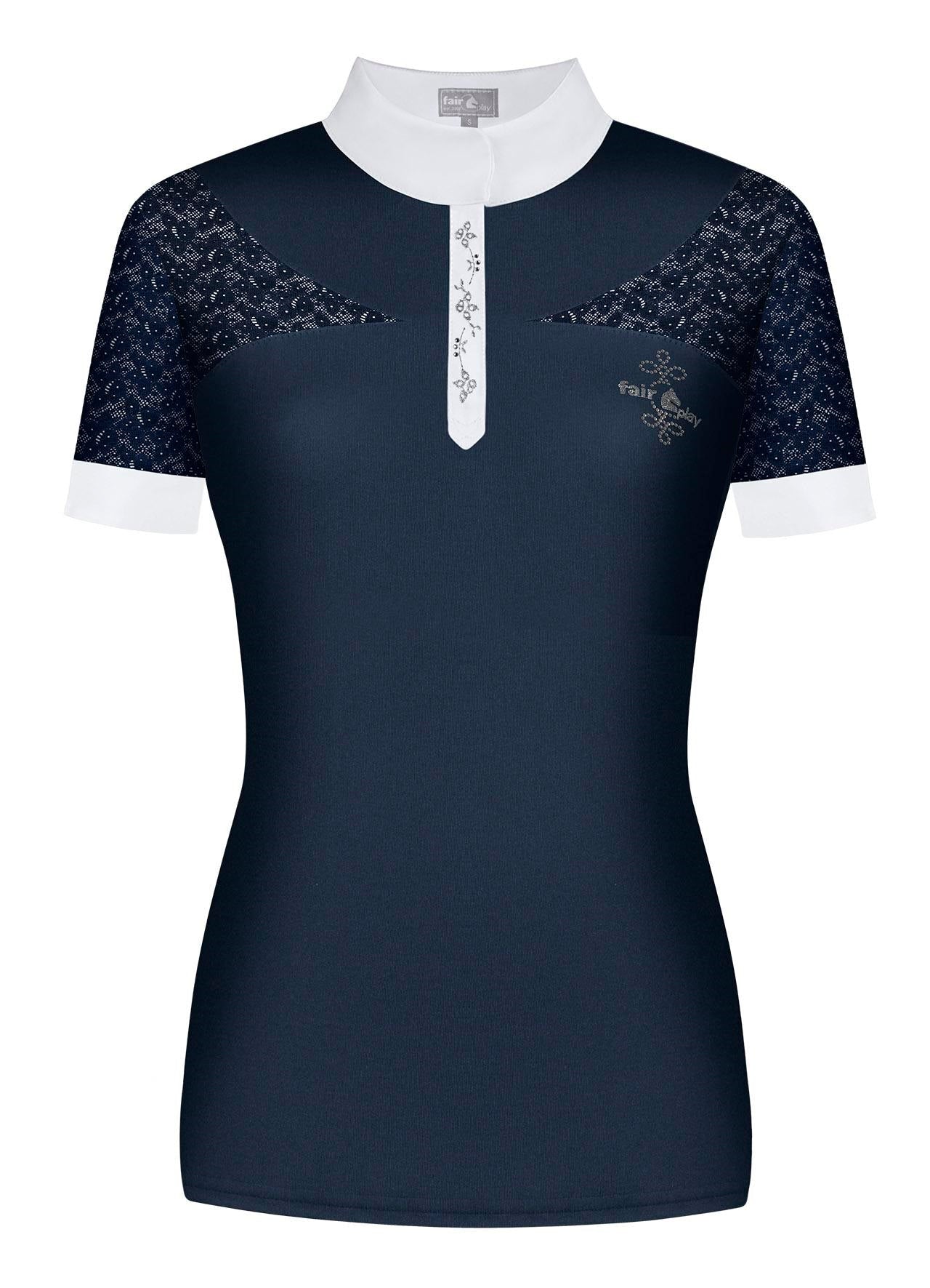 Fair Play "Alexis" Lace Short Sleeve Show Shirt - Fair Play - Equiluxe Tack