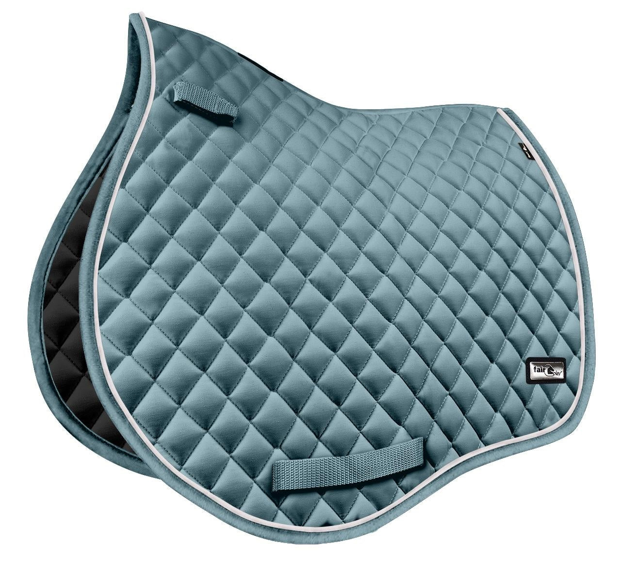 Fair Play "Amber" Storm Green Close Contact Saddle Pad - Fair Play - Equiluxe Tack