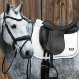 Fair Play "Ammolite" White Built - In Half Pad Saddle Pad - Fair Play - Equiluxe Tack