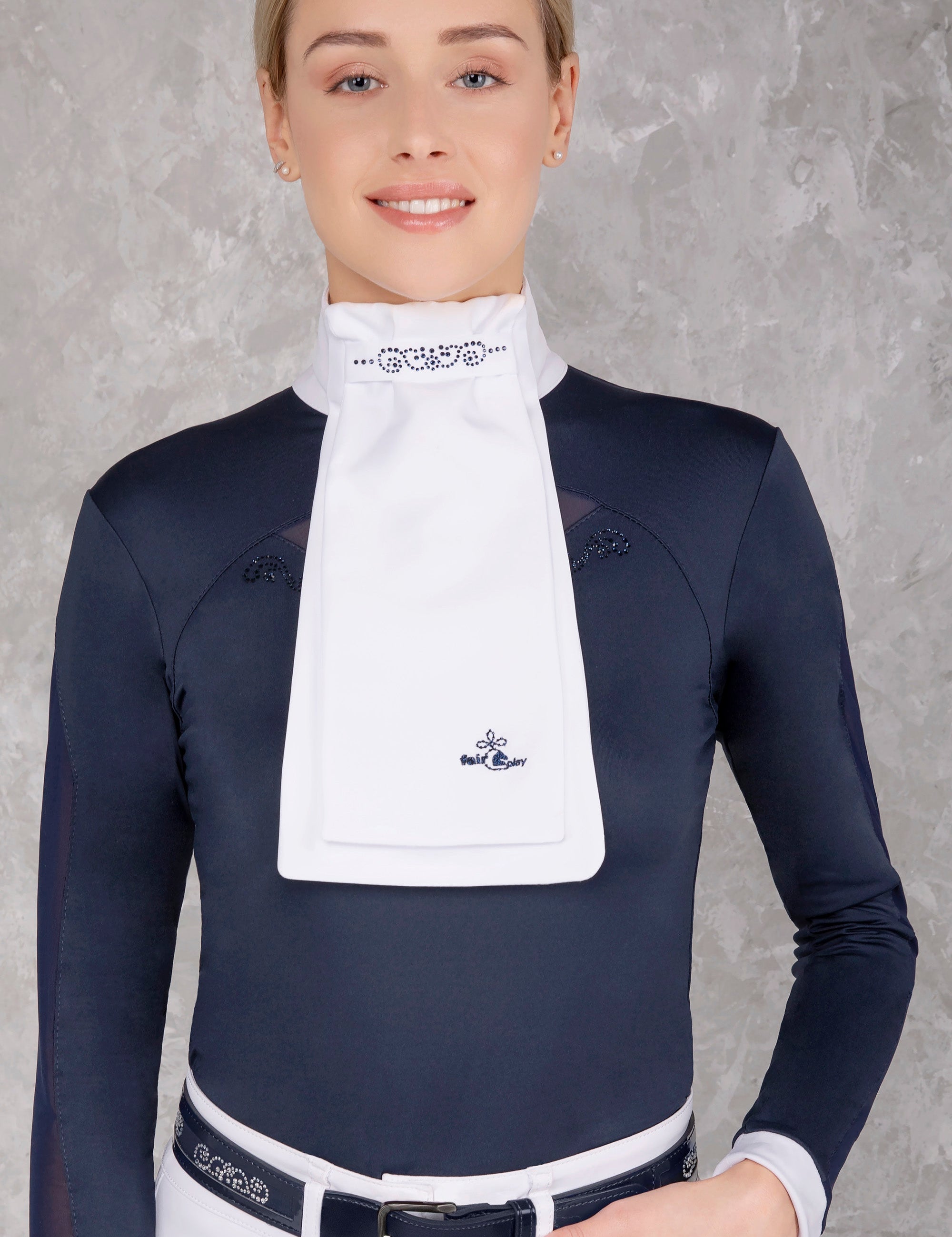 Fair Play "Andrea" Chic Ready Tied Stock Tie - Fair Play - Equiluxe Tack