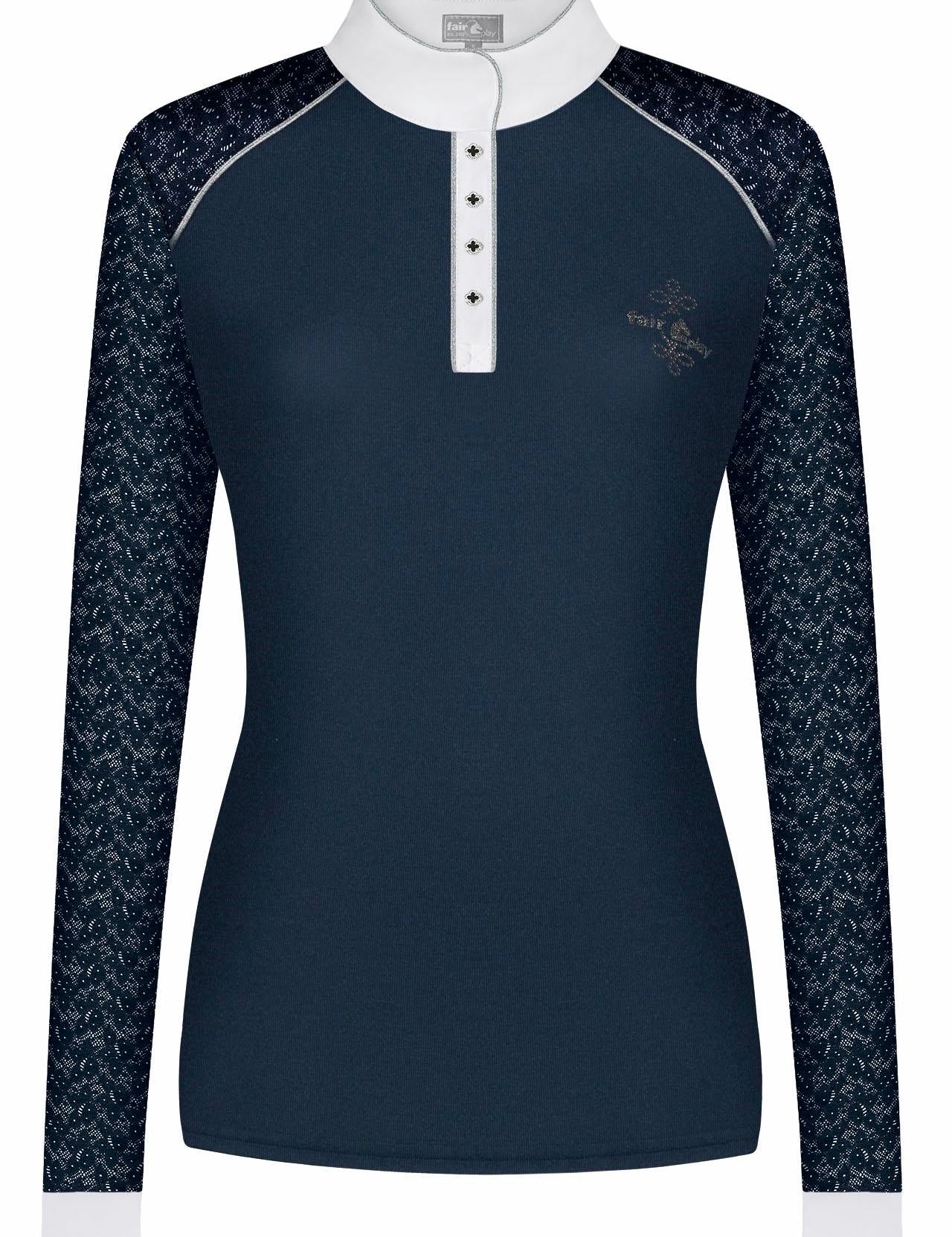 Fair Play "Anita" Lace Long Sleeve Show Shirt - Fair Play - Equiluxe Tack