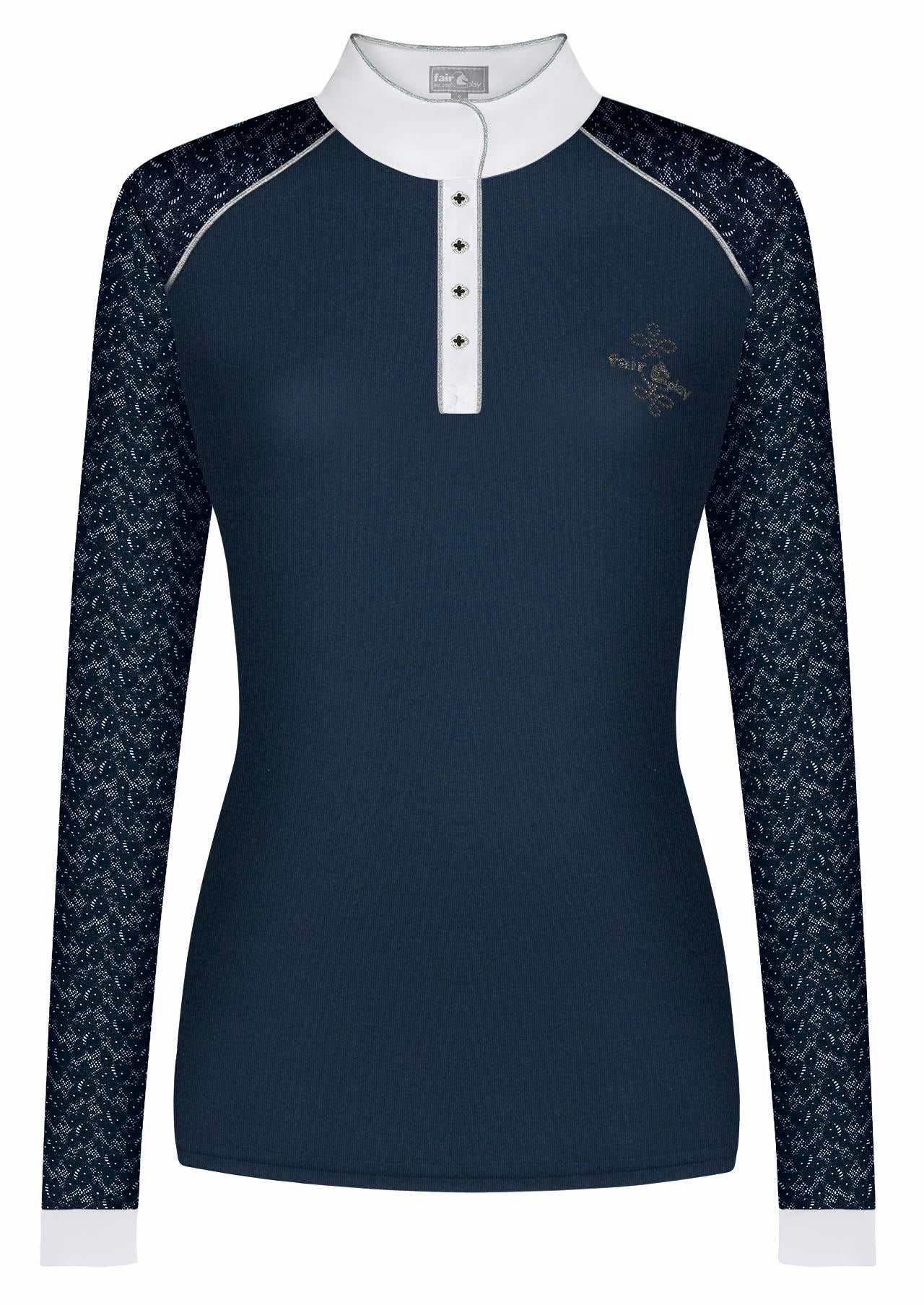 Fair Play "Anita" Lace Long Sleeve Show Shirt - Fair Play - Equiluxe Tack