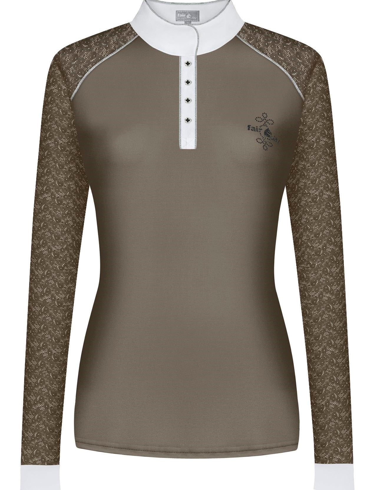 Fair Play "Anita" Lace Long Sleeve Show Shirt - Fair Play - Equiluxe Tack