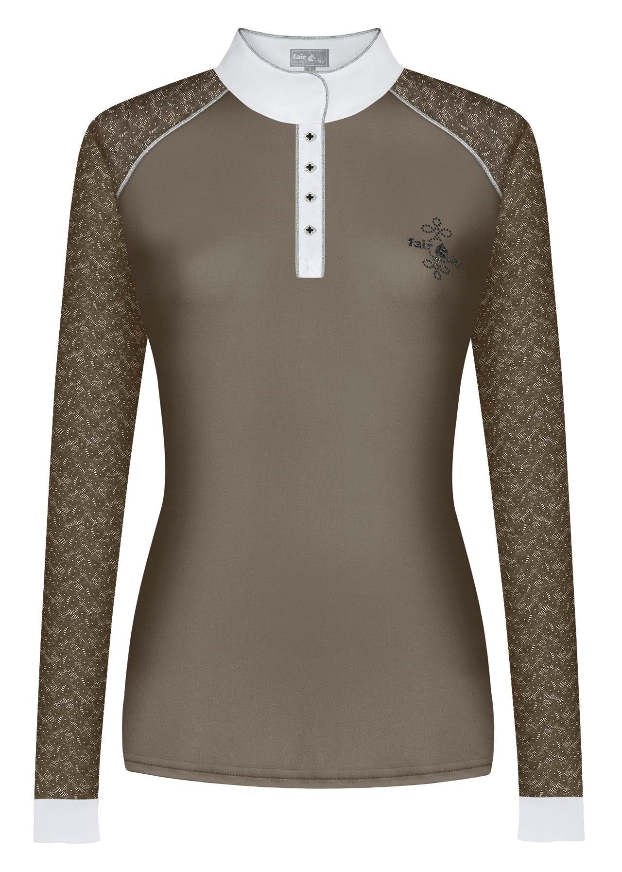 Fair Play "Anita" Lace Long Sleeve Show Shirt - Fair Play - Equiluxe Tack