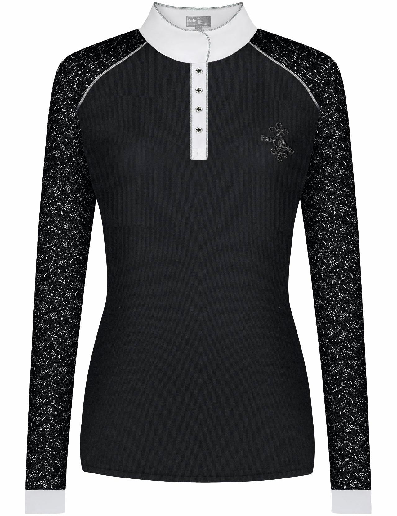Fair Play "Anita" Lace Long Sleeve Show Shirt - Fair Play - Equiluxe Tack