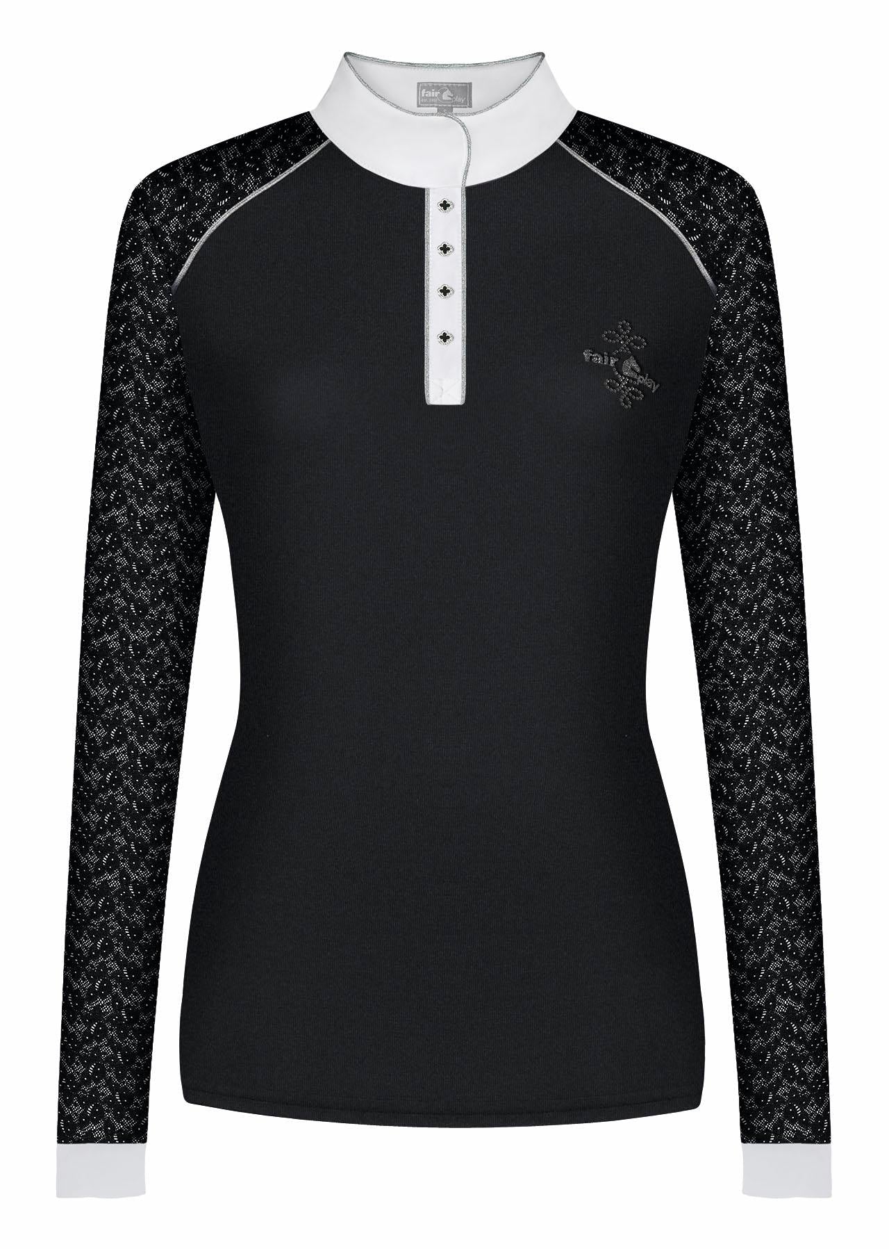 Fair Play "Anita" Lace Long Sleeve Show Shirt - Fair Play - Equiluxe Tack