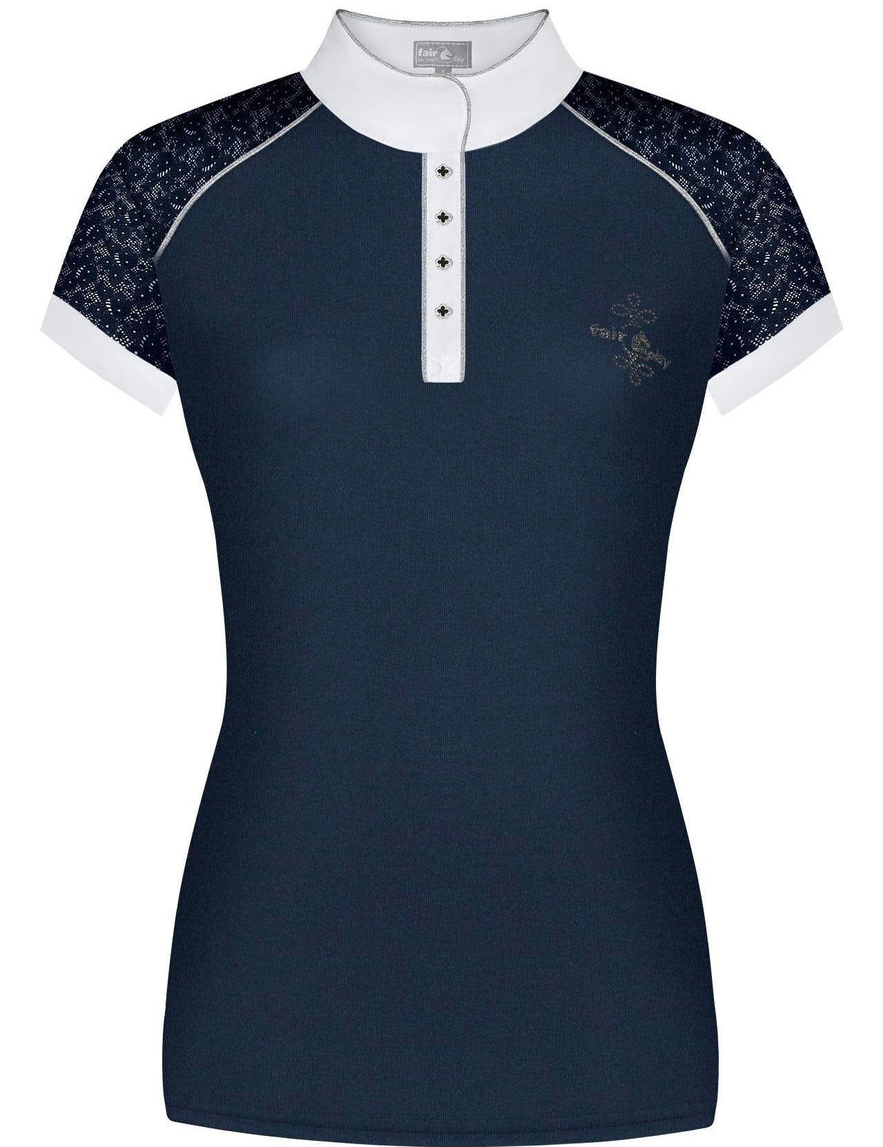 Fair Play "Anita" Lace Short Sleeve Show Shirt - Fair Play - Equiluxe Tack