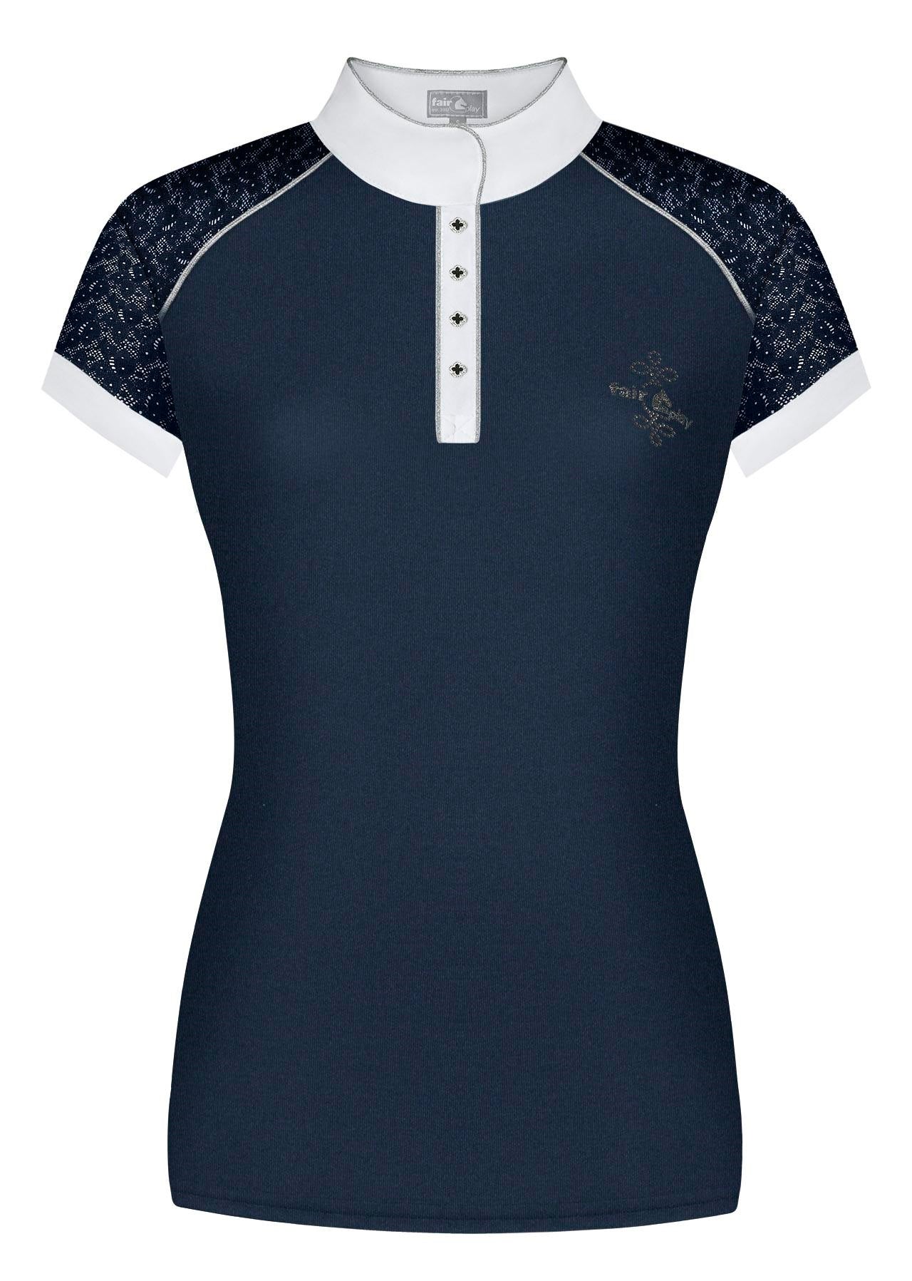 Fair Play "Anita" Lace Short Sleeve Show Shirt - Fair Play - Equiluxe Tack