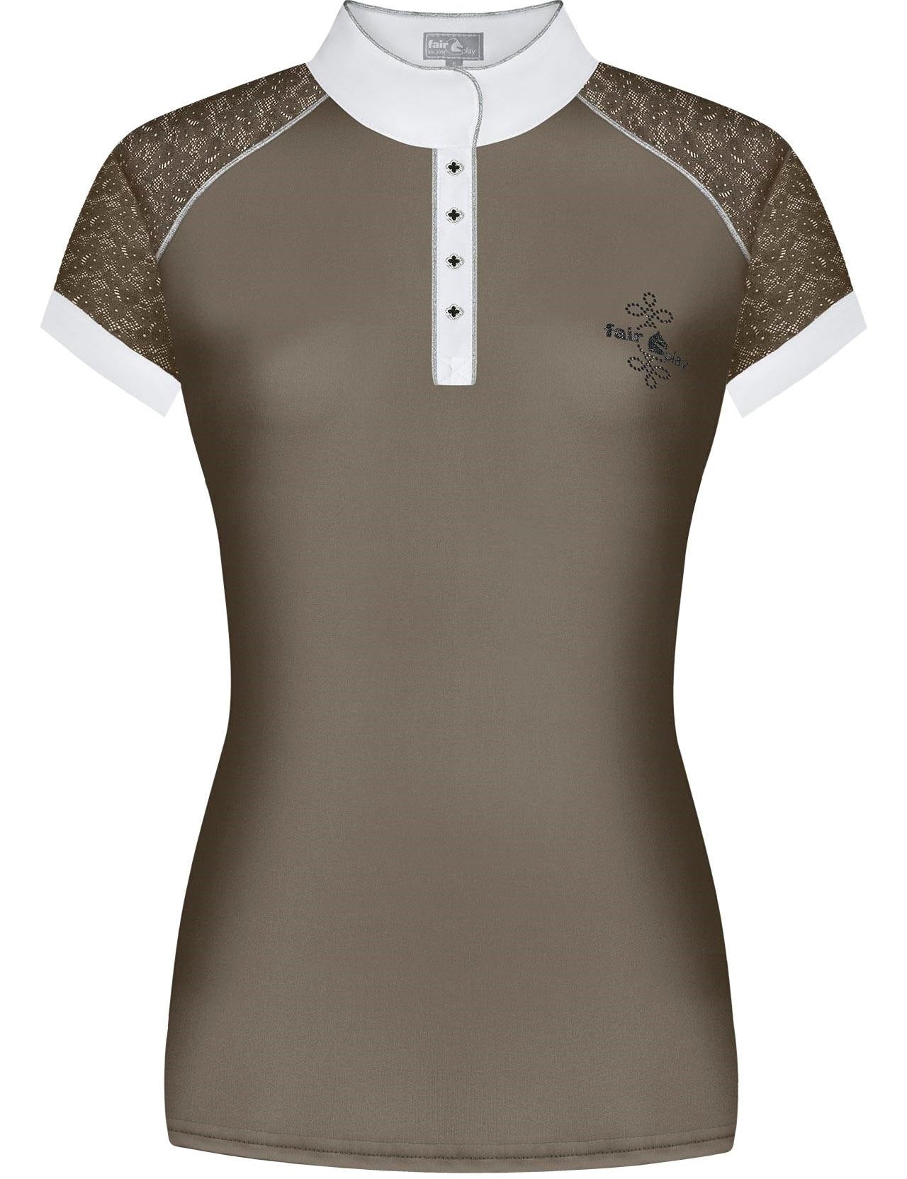 Fair Play "Anita" Lace Short Sleeve Show Shirt - Fair Play - Equiluxe Tack