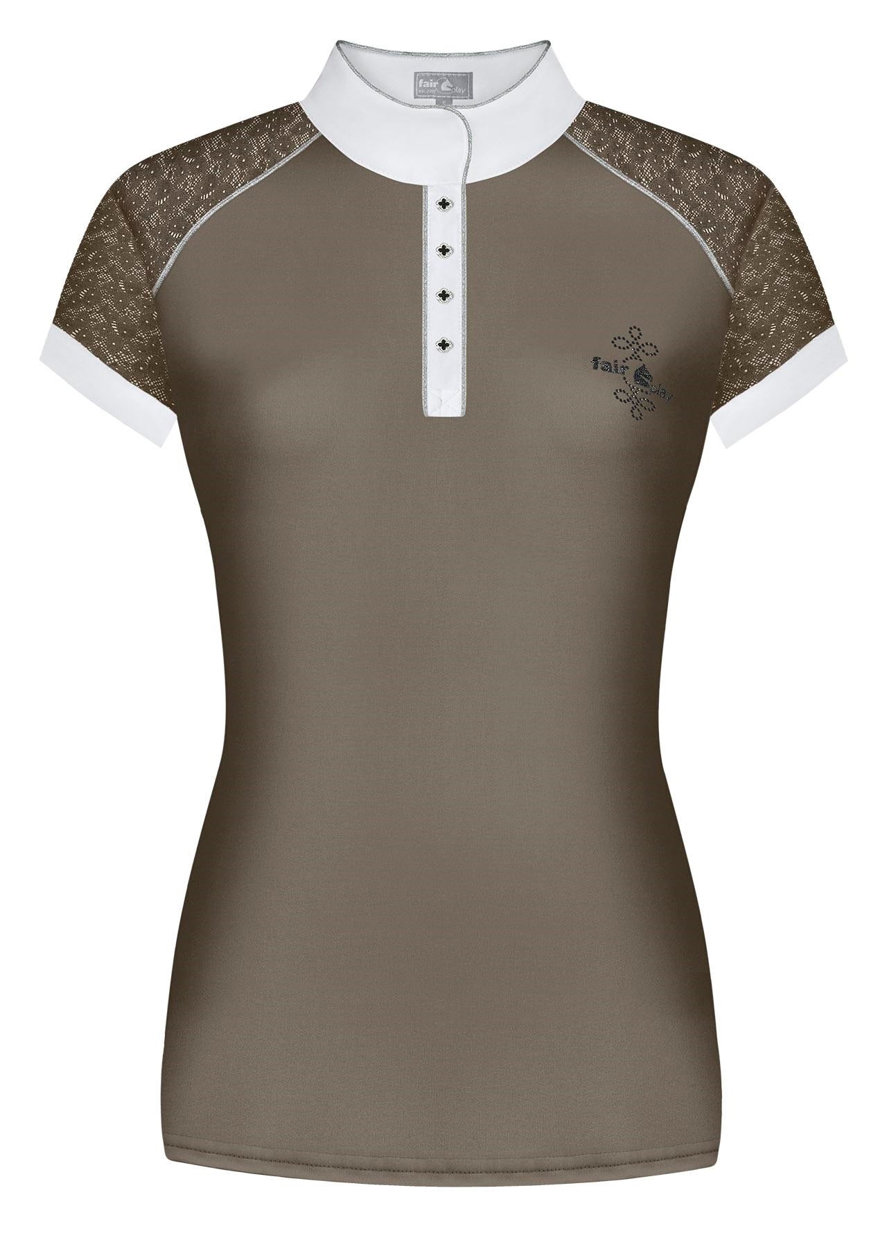 Fair Play "Anita" Lace Short Sleeve Show Shirt - Fair Play - Equiluxe Tack