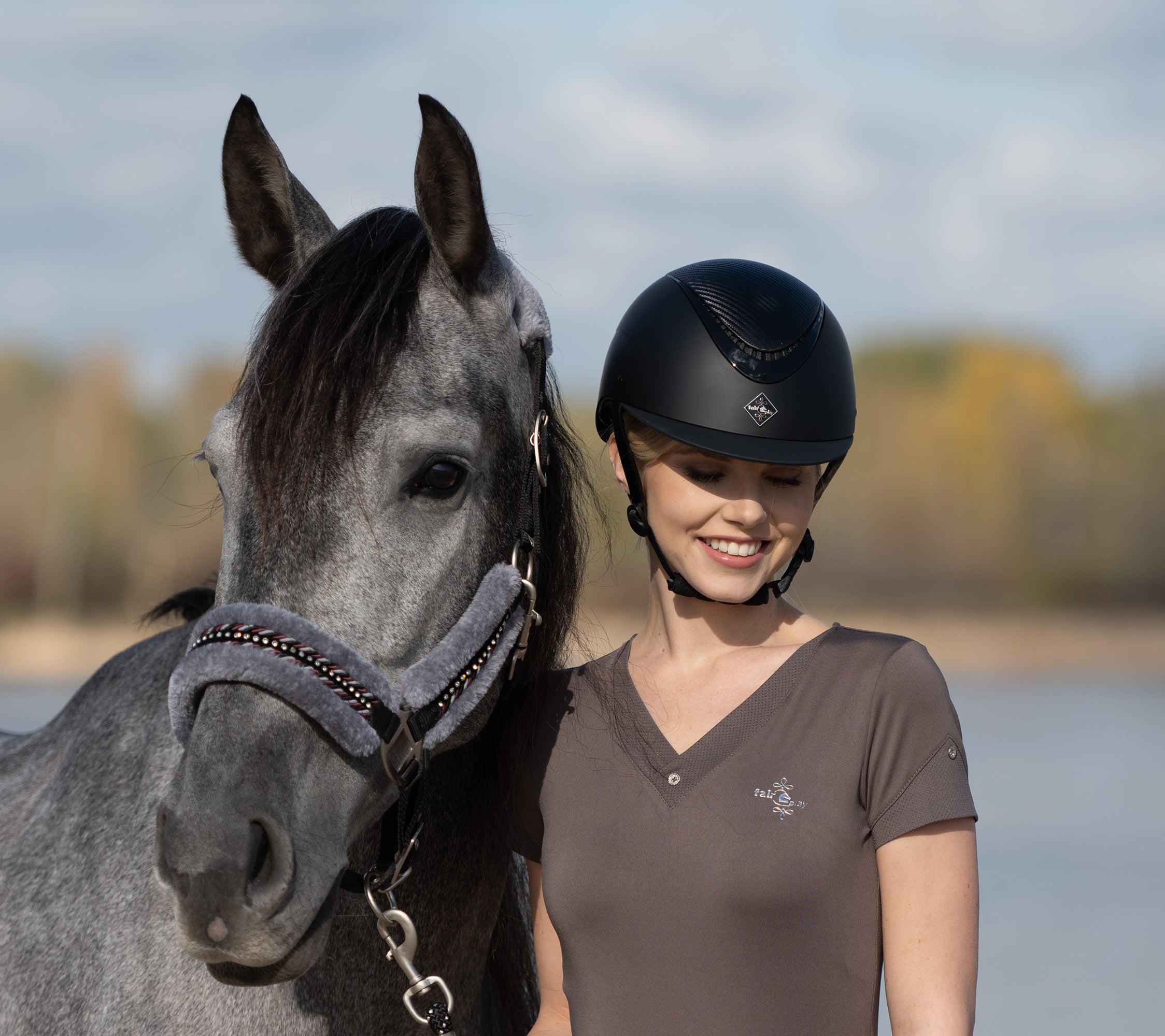 Fair Play "Apoleus" Carbon Riding Helmet - Fair Play - Equiluxe Tack