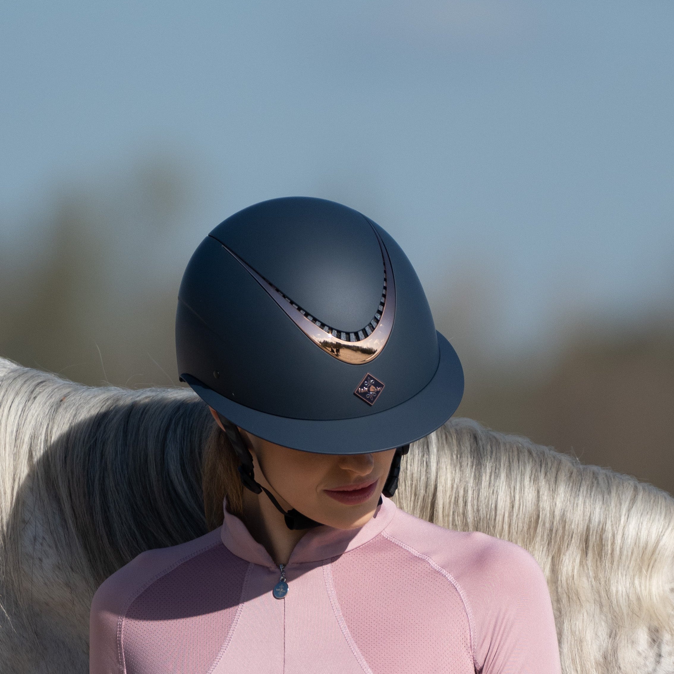 Fair Play "Apoleus" Rose Gold Riding Helmet - Fair Play - Equiluxe Tack