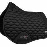 Fair Play Black "Hexagon Air Mesh" Jump & Dressage Pad - Fair Play - Equiluxe Tack