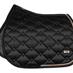 Fair Play Black Rose Gold "Azuryt Ceramic" Jump & Dressage Saddle Pad - Fair Play - Equiluxe Tack