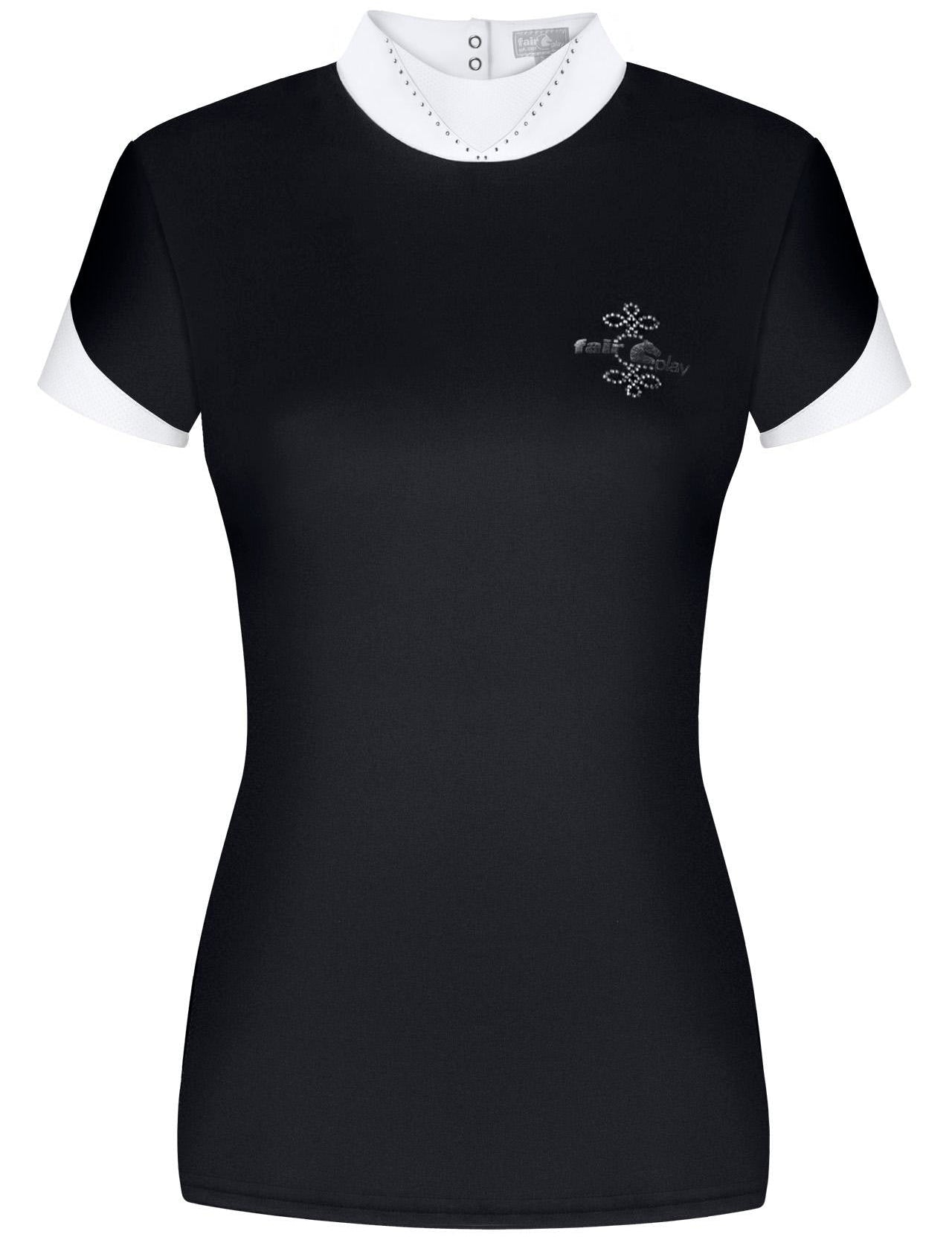 Fair Play "Bruna" Short Sleeve Crystal Show Shirt - Fair Play - Equiluxe Tack