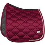 Fair Play Burgundy Rose Gold "Azuryt Ceramic" Jump & Dressage Saddle Pad - Fair Play - Equiluxe Tack