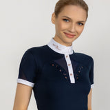 Fair Play "Cathrine" Rose Gold Mesh Short Sleeve Show Shirt - Fair Play - Equiluxe Tack