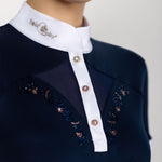 Fair Play "Cathrine" Rose Gold Mesh Short Sleeve Show Shirt - Fair Play - Equiluxe Tack