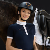 Fair Play "Cathrine" Rose Gold Mesh Short Sleeve Show Shirt - Fair Play - Equiluxe Tack