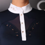 Fair Play "Cathrine" Rose Gold Mesh Short Sleeve Show Shirt - Fair Play - Equiluxe Tack