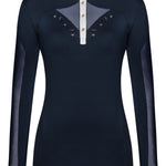 Fair Play "Cathrine" Rose Gold & Mesh Show Shirt - Fair Play - Equiluxe Tack