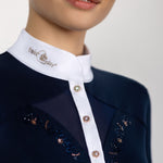 Fair Play "Cathrine" Rose Gold & Mesh Show Shirt - Fair Play - Equiluxe Tack