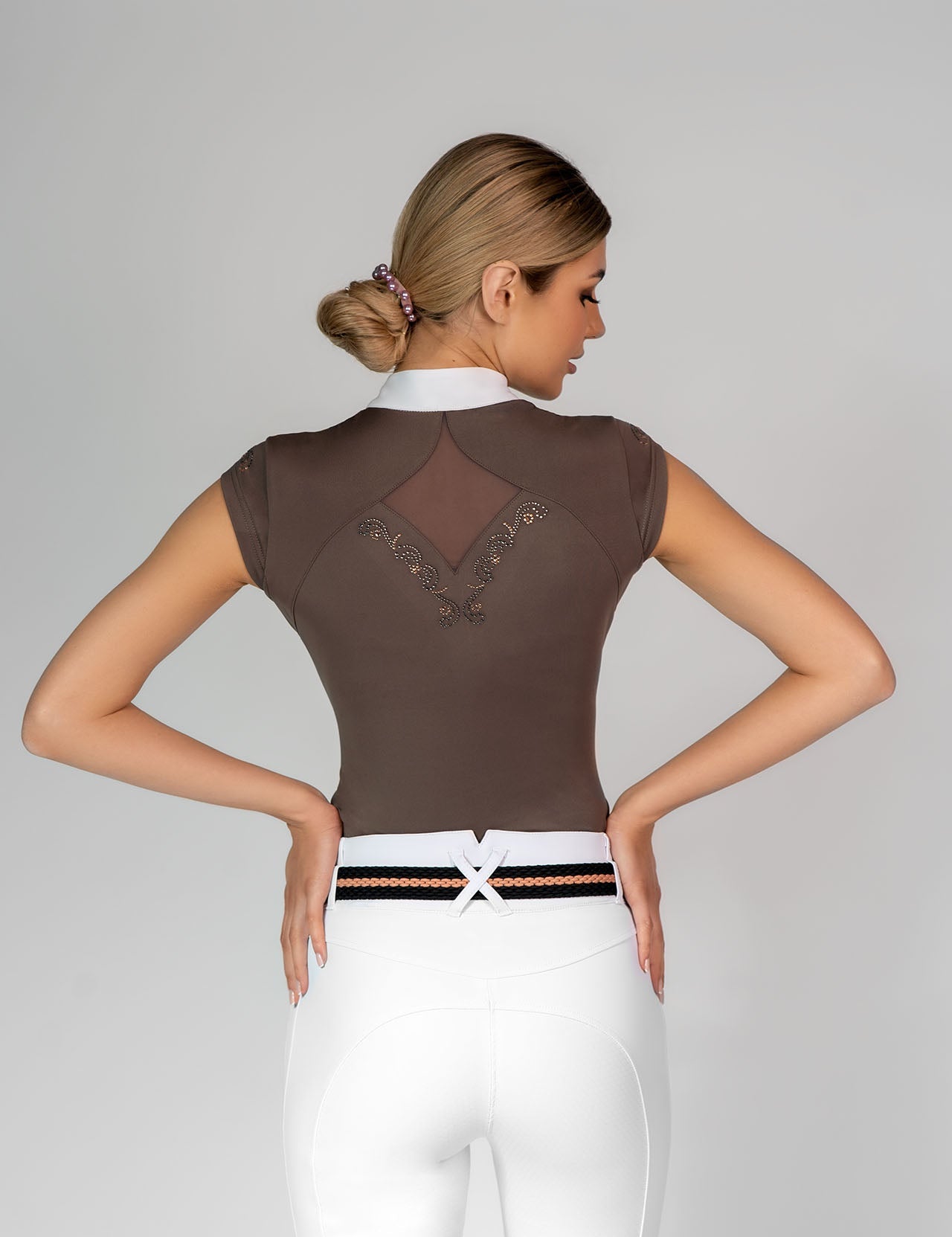 Fair Play "Cathrine" Rose Gold Sleeveless Show Shirt - 7 Colors - Fair Play - Equiluxe Tack