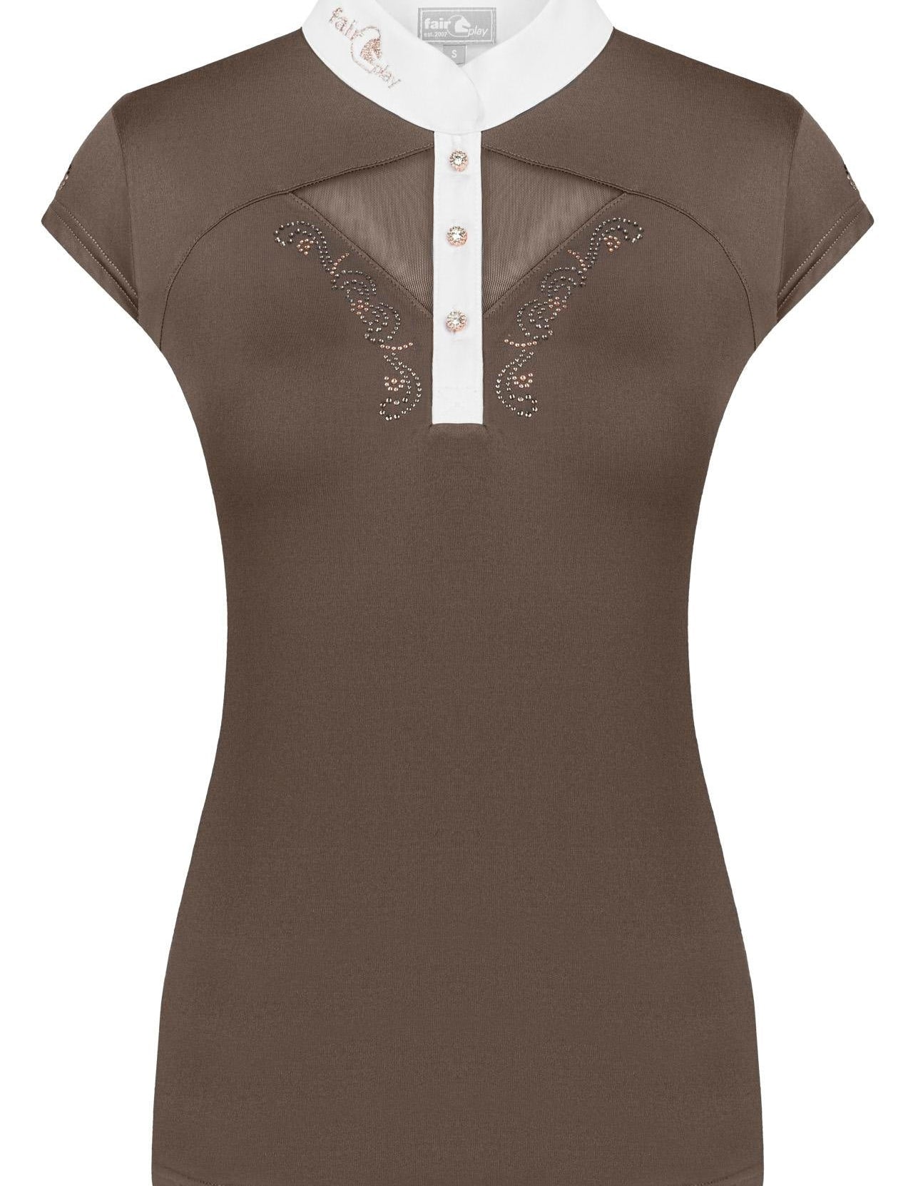 Fair Play "Cathrine" Rose Gold Sleeveless Show Shirt - 7 Colors - Fair Play - Equiluxe Tack
