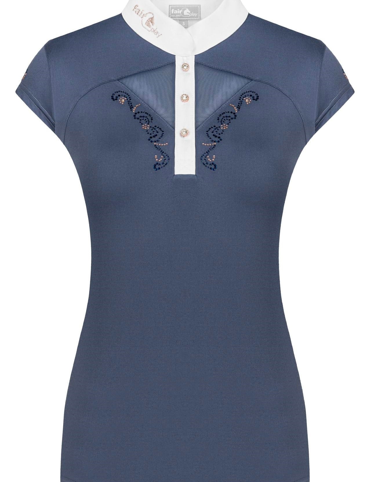 Fair Play "Cathrine" Rose Gold Sleeveless Show Shirt - 7 Colors - Fair Play - Equiluxe Tack
