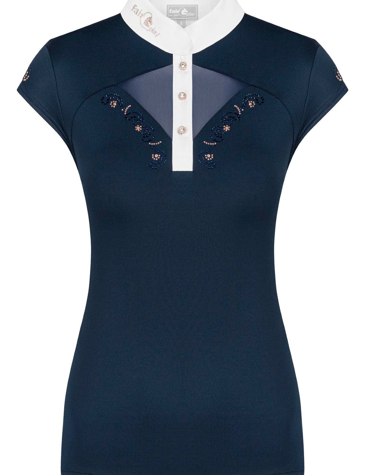 Fair Play "Cathrine" Rose Gold Sleeveless Show Shirt - 7 Colors - Fair Play - Equiluxe Tack