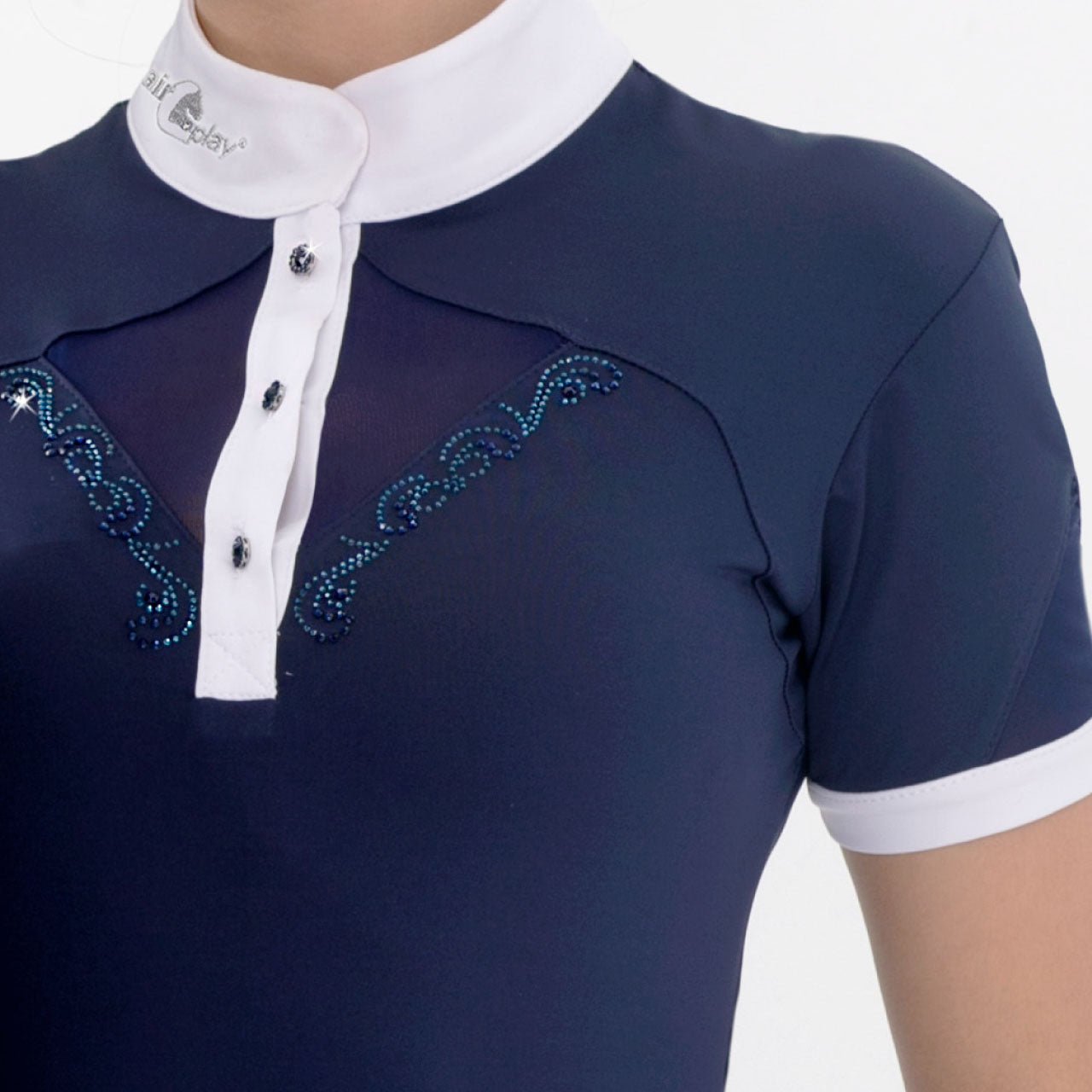 Fair Play "Cathrine" Short Sleeve Mesh Show Shirt - Fair Play - Equiluxe Tack