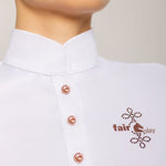 Fair Play "Cecile" Lace Long Sleeve Rose Gold Show Shirt - Fair Play - Equiluxe Tack