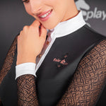 Fair Play "Cecile" Lace Long Sleeve Rose Gold Show Shirt - Fair Play - Equiluxe Tack