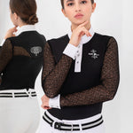 Fair Play "Cecile" Lace Long Sleeve Show Shirt - Fair Play - Equiluxe Tack