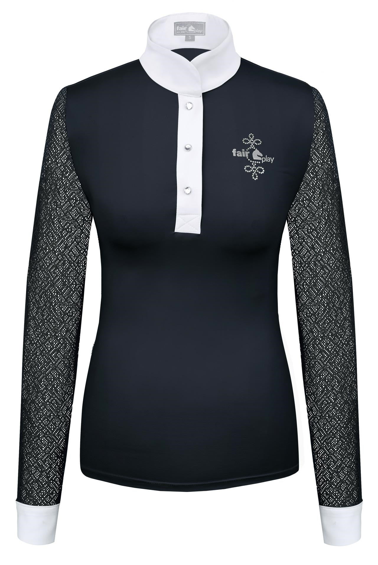 Fair Play "Cecile" Lace Long Sleeve Show Shirt - Fair Play - Equiluxe Tack