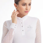 Fair Play "Cecile" Lace Long Sleeve Show Shirt - Fair Play - Equiluxe Tack