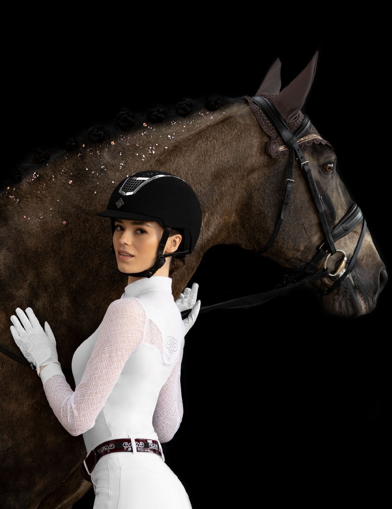Fair Play "Cecile" Lace Long Sleeve Show Shirt - Fair Play - Equiluxe Tack