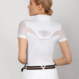 Fair Play "Cecile" Rose Gold Lace Short Sleeve Show Shirt - Fair Play - Equiluxe Tack