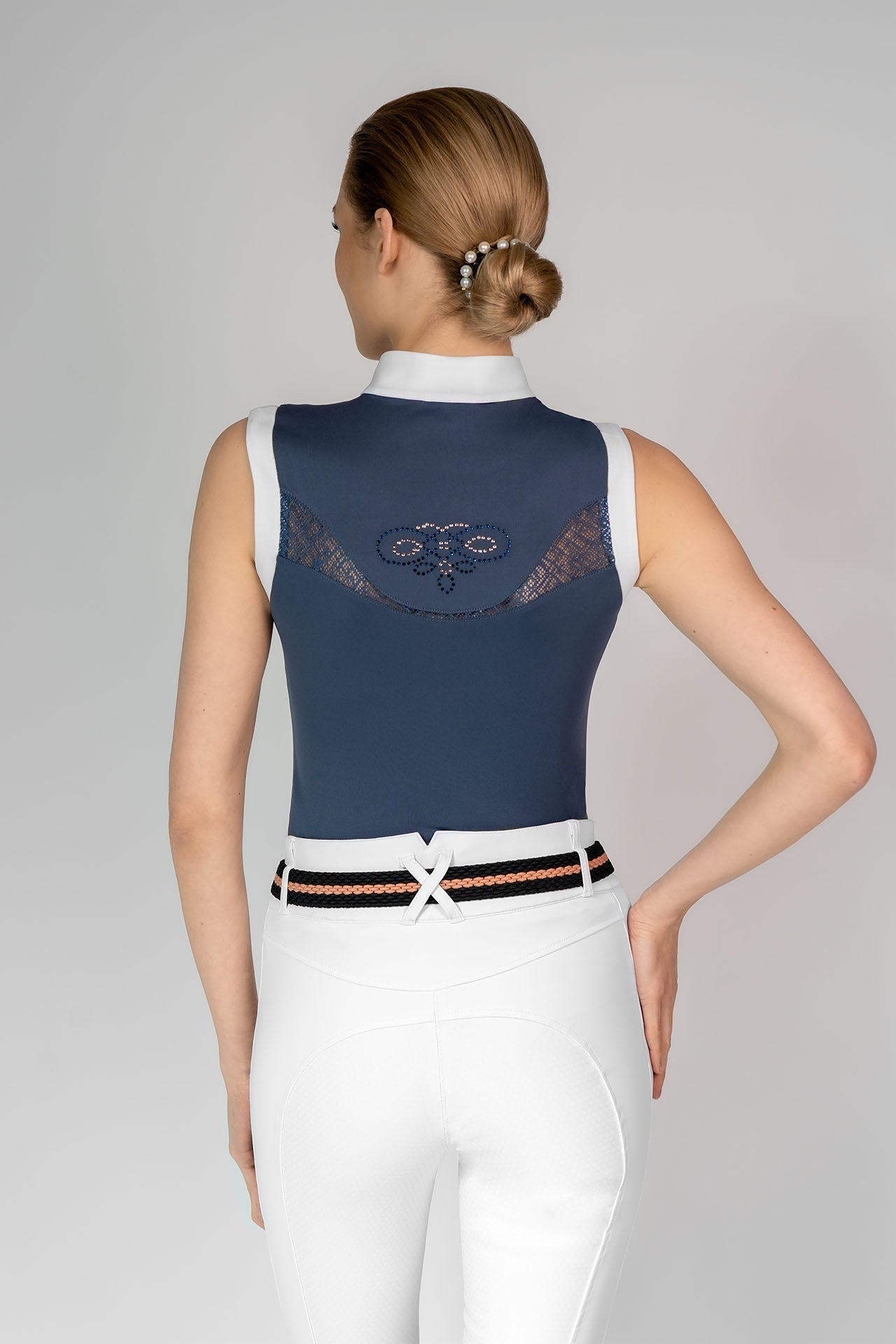 Fair Play "Cecile" Rose Gold Sleeveless Show Shirt - 3 Colors - Fair Play - Equiluxe Tack